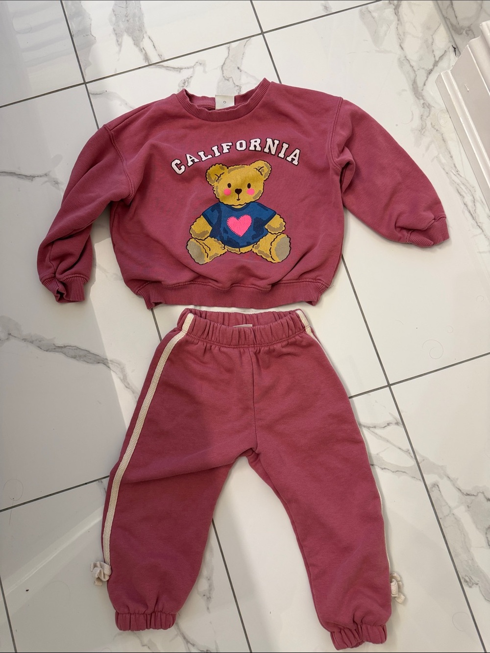 Zara kids sweat set